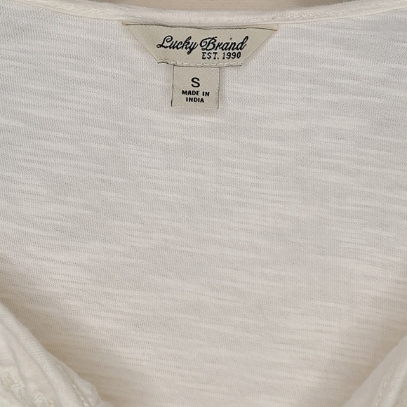 Lucky Brand Boho Peasant Top - Picture 6 of 6